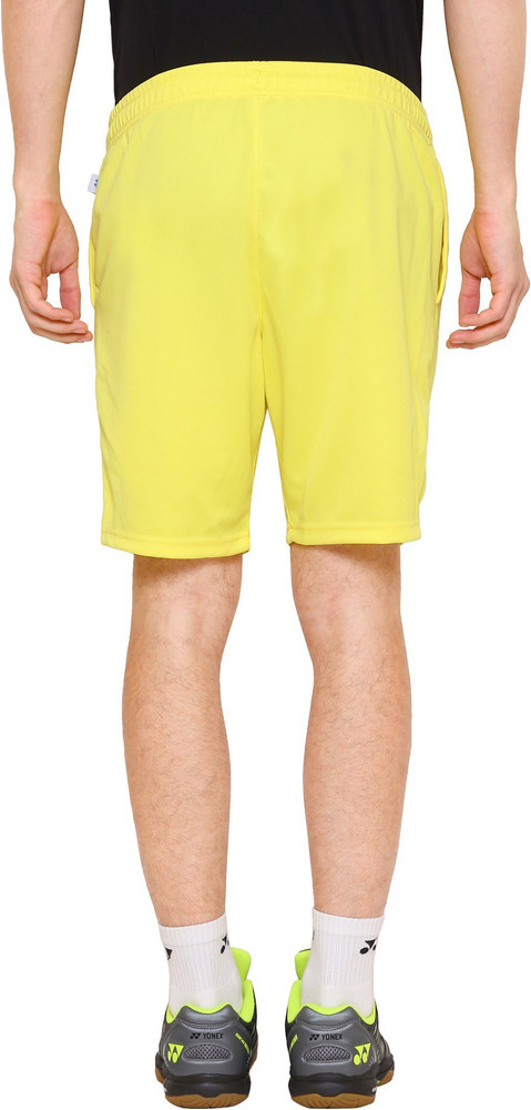 YONEX Solid Men Women Yellow Sports Shorts Buy YONEX Solid Men