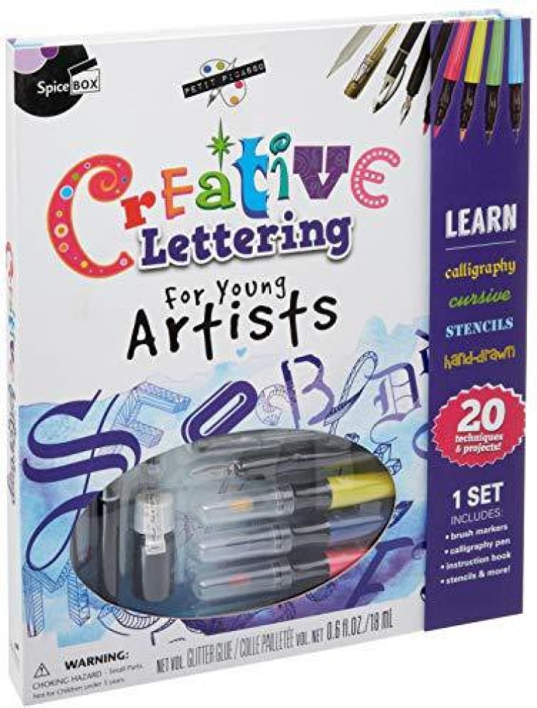 SpiceBox Creative Lettering for Young Artists Kit