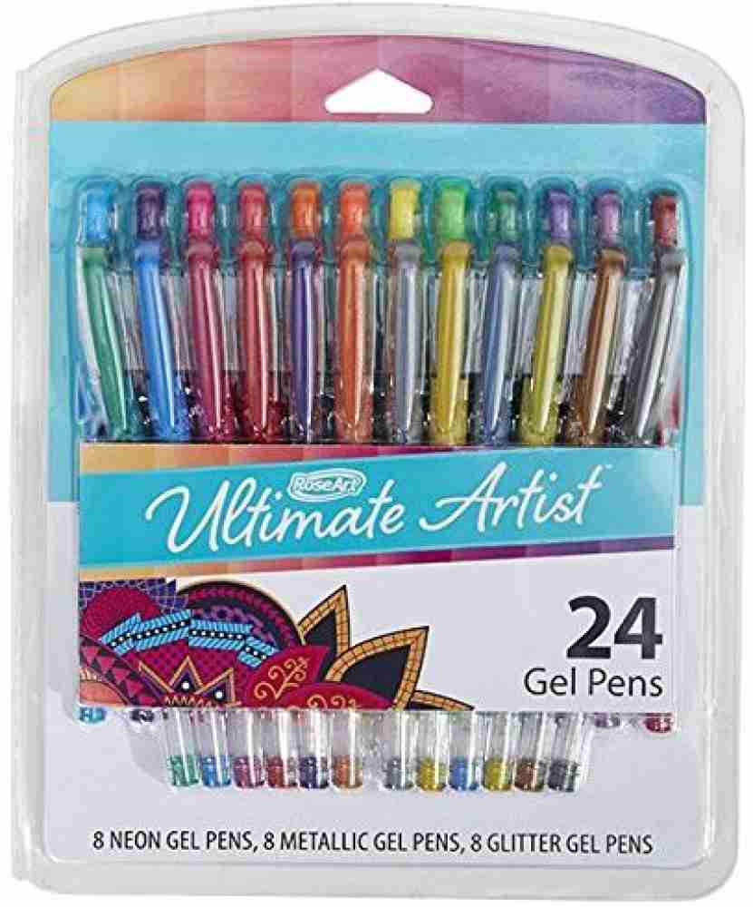 Rose art shop gel pens