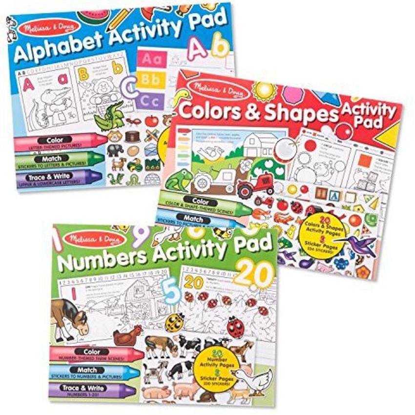 Melissa and top doug activity books