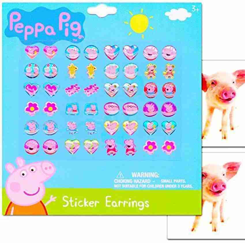 Peppa pig earrings sale