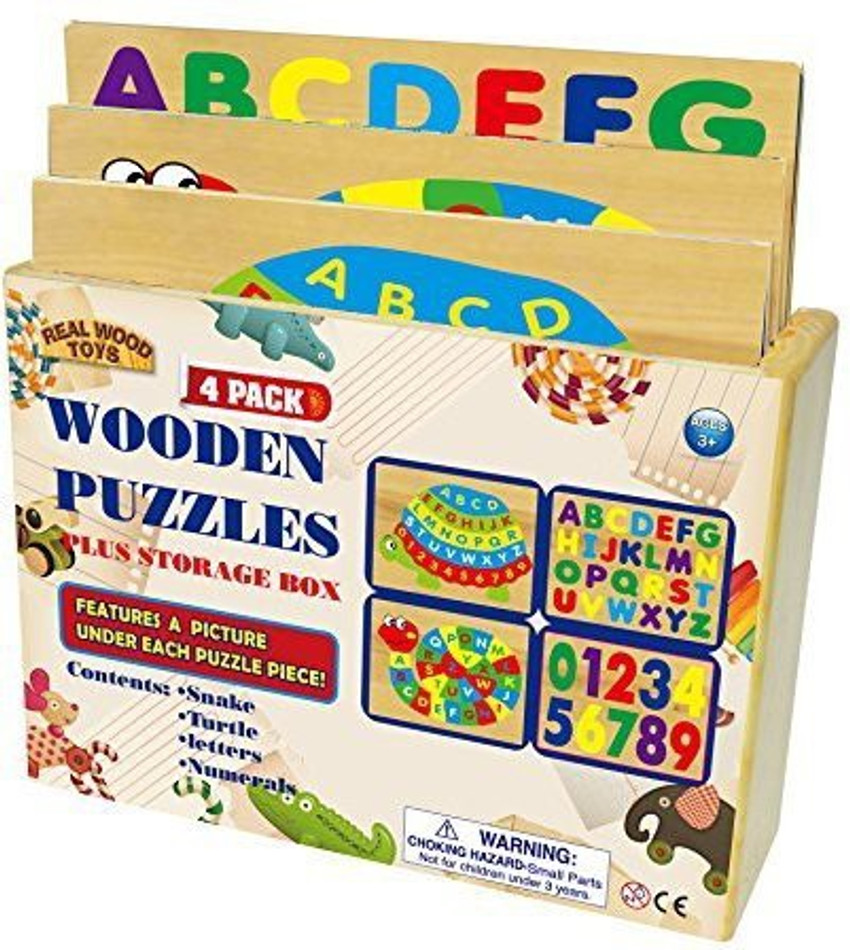 Wooden puzzle discount storage box