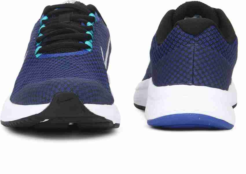 Nike runallday navy on sale blue running shoes