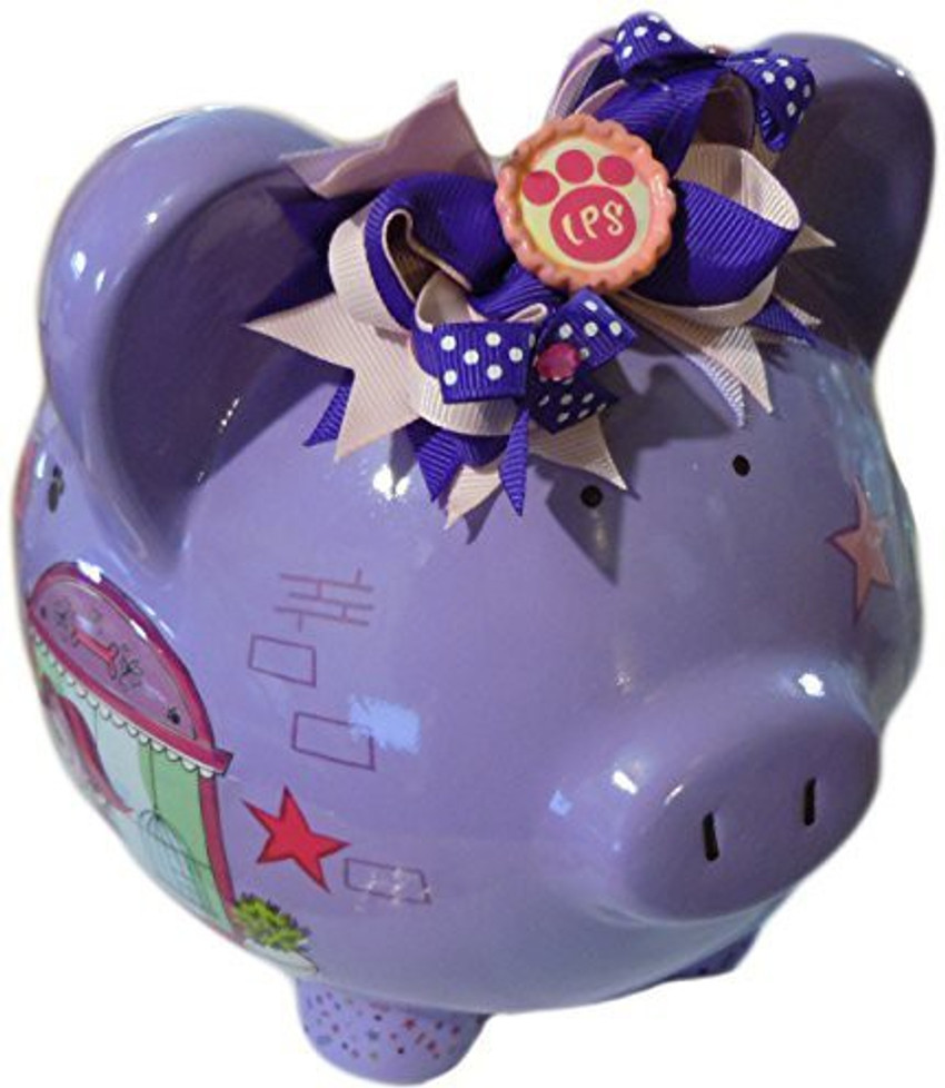 Hasbro Littlest Pet Shop Best Friends Trio Piggy Bank Coin Bank