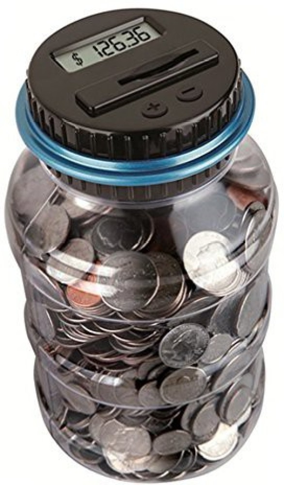 Emeson Emeson Digital Large Coin Bank Saving Jar Bottle With Lcd