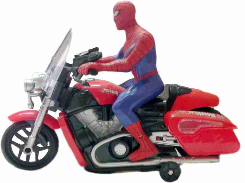 Spiderman with motorcycle toy store