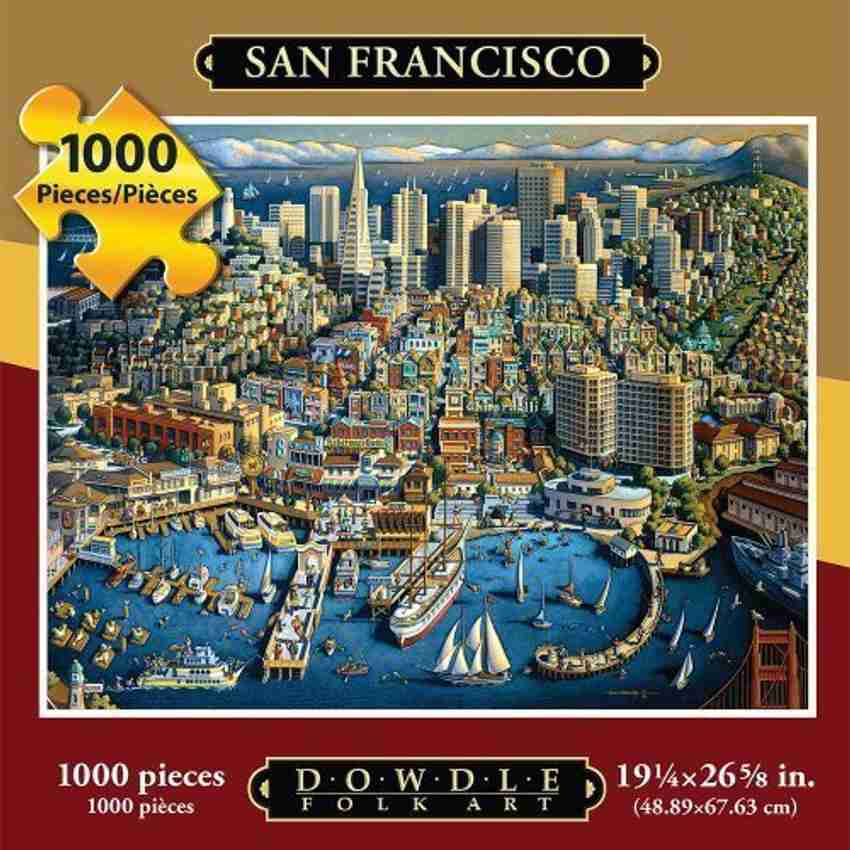 DOWDLE FOLK ART Jigsaw Puzzle São Francisco 1000 Pc : : Brinquedos e Jogos