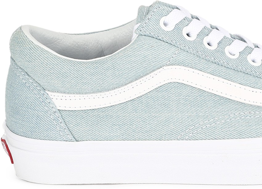 Vans old skool hot sale denim baby blue