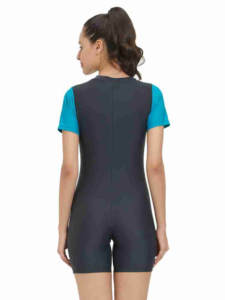 LIMEE Women Multisport Wear -Swimming Costume with Half Sleeves & Zipper  Kneesuit for Water Sports, Skating, Cycling, Aerobics Diving Multipurpose  Bodysuit Solid Women Swimsuit - Buy LIMEE Women Multisport Wear -Swimming  Costume