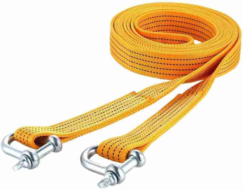 SYGA 3 Meter Car Tow Rope,Emergency Rope car Traction Rope Load Bearing 3  tons Trailer with Off-Road Trailer Hook 3 m Towing Cable Price in India -  Buy SYGA 3 Meter Car Tow Rope,Emergency Rope car Traction Rope Load Bearing  3 tons Trailer