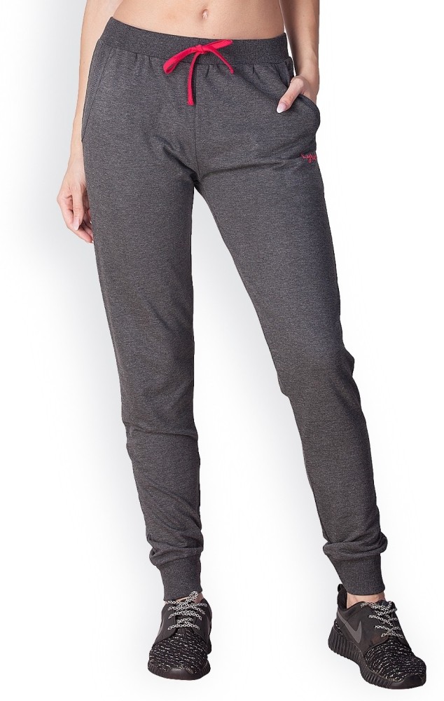 LUX LYRA Solid Women Grey Track Pants - Buy LUX LYRA Solid Women