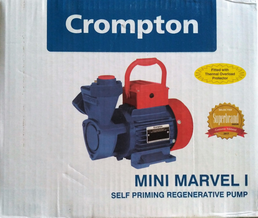 Crompton Mini Marvel I 1 HP Self Priming Regenerative Centrifugal Water  Pump Price in India - Buy Crompton Mini Marvel I 1 HP Self Priming  Regenerative Centrifugal Water Pump online at Flipkart.com