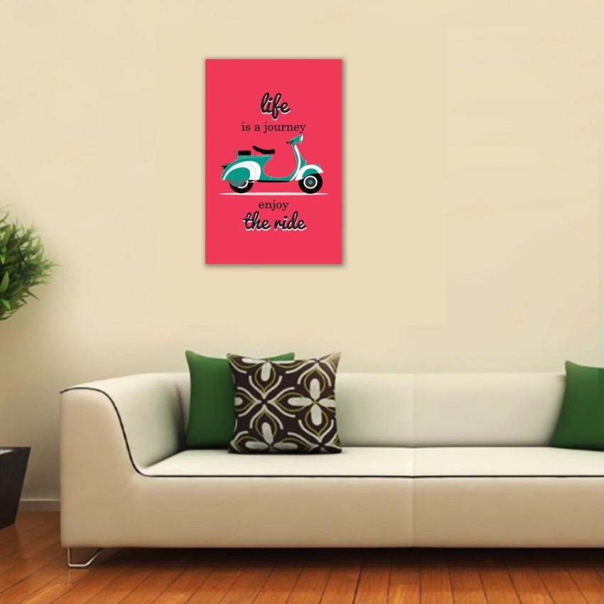 Wall Art - Life Is a Journey, Enjoy the Ride