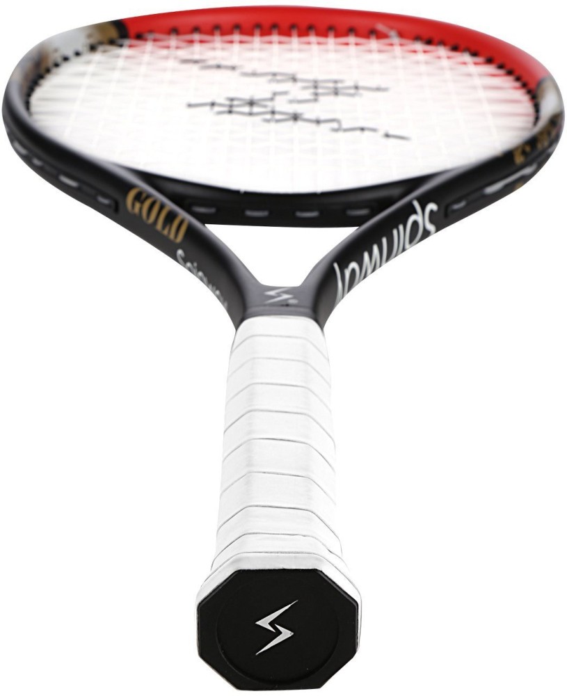 Spinway Gold Tennis Racket with bag Gold Strung Tennis Racquet - Buy Spinway Gold Tennis Racket with bag Gold Strung Tennis Racquet Online at Best Prices in India