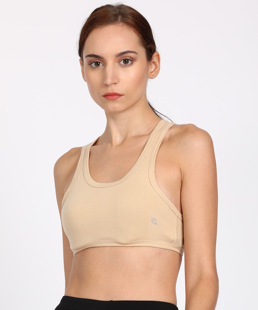 Macrowoman W-Series Women Sports Non Padded Bra - Buy BEIGE Macrowoman  W-Series Women Sports Non Padded Bra Online at Best Prices in India