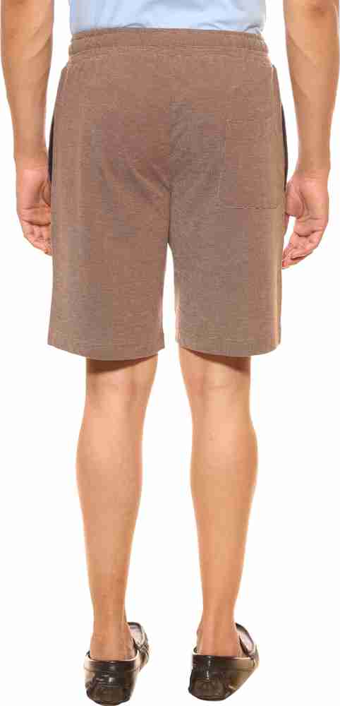 XN REPLAY Self Design Men Brown Regular Shorts Buy XN REPLAY