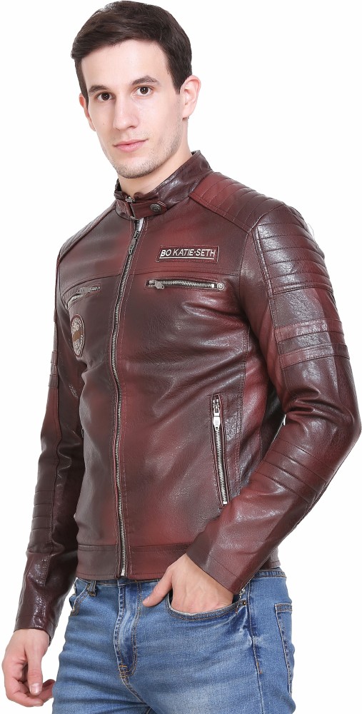 Derbenny leather cheap jacket