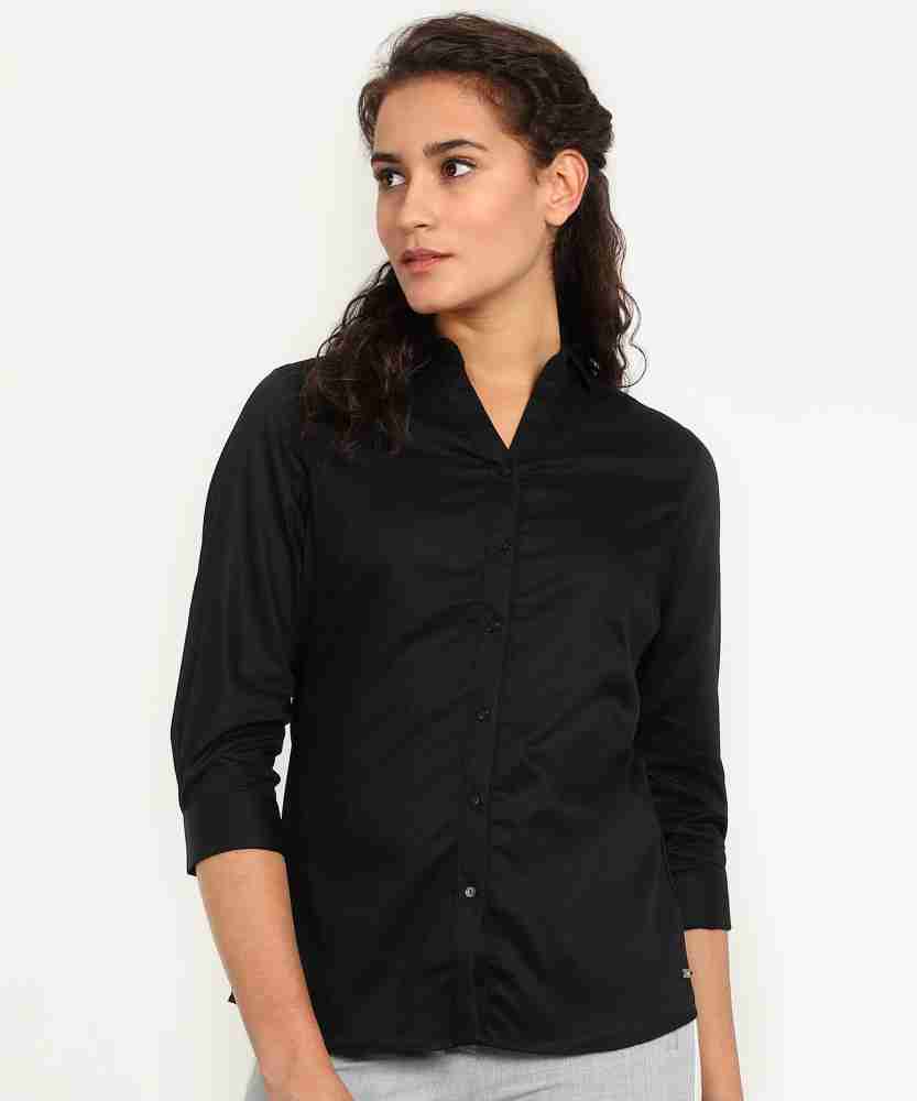 Park avenue women's solid formal shirt on sale