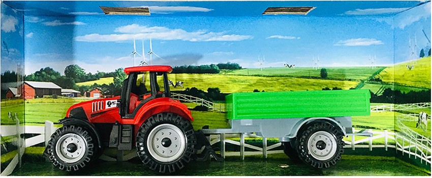 Hum Enterprise Farmer Toy Tractor Set