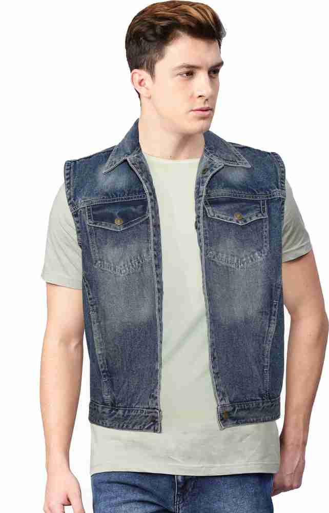 Half blue jean outlet jacket