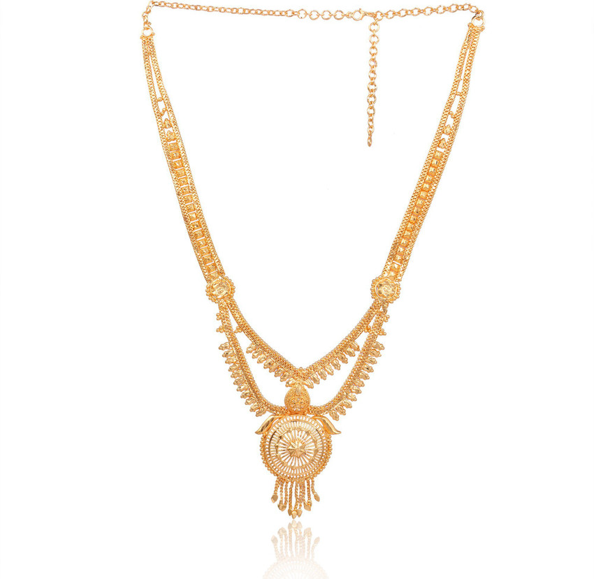 IMC DEALS Ethnic 22K Gold Plated Handcrafted Rani Haar Gold plated
