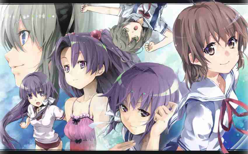 Athah Anime Clannad Tomoyo Sakagami Kyou Fujibayashi Ryou Fujibayashi  Nagisa Furukawa Kotomi Ichinose 13*19 inches Wall Poster Matte Finish Paper  Print - Animation & Cartoons posters in India - Buy art, film