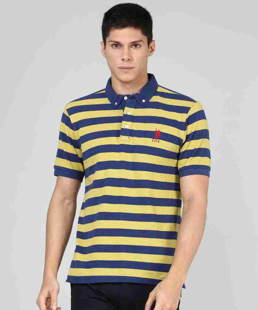 Blue yellow clearance polo