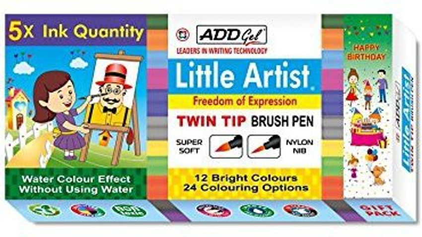 Brush pen add store gel