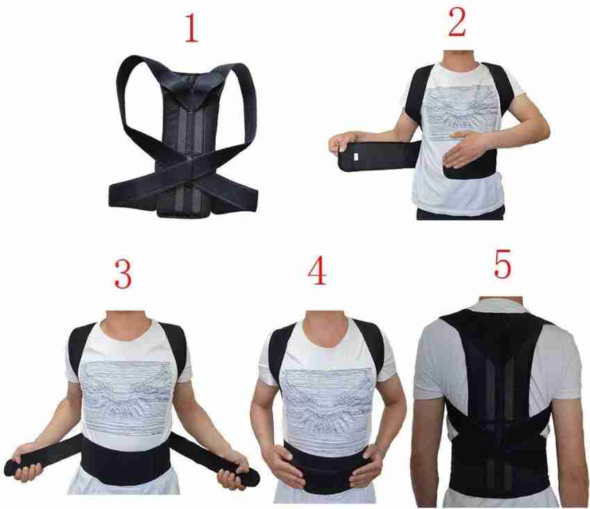 AuFlex Posture Corrector Belt, Adjustable Upper Back Straightener Back  Brace for Posture Correction - Shoulder and Chest Belt for Correcting Your