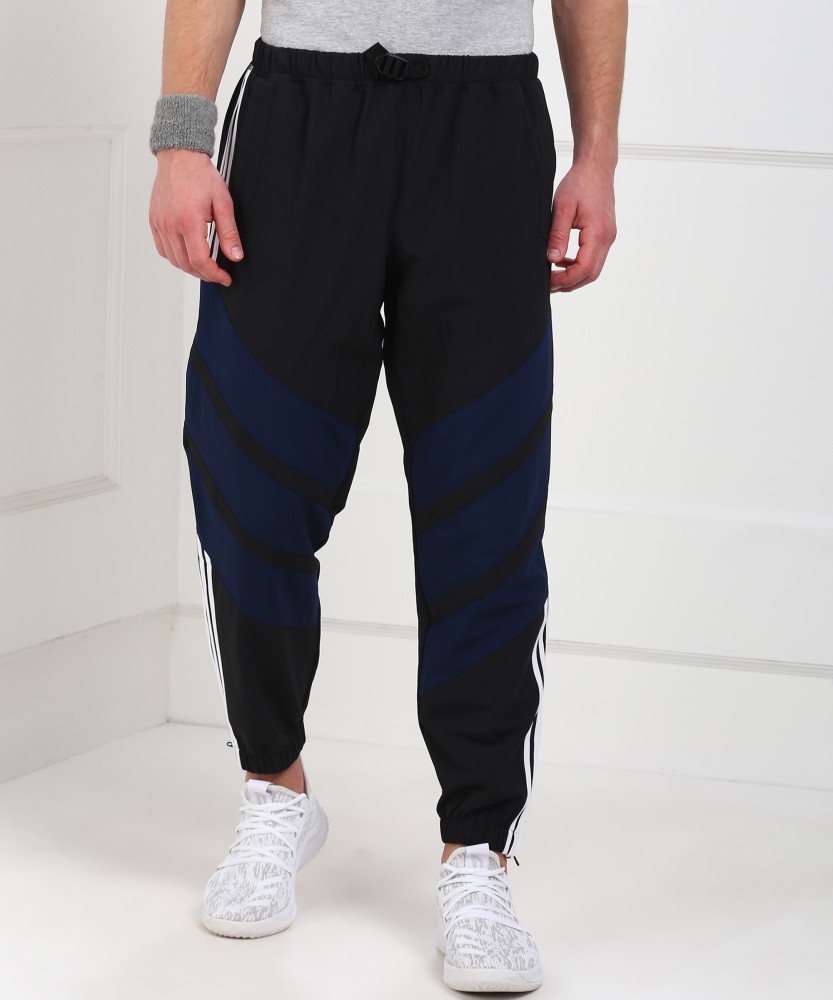 ADIDAS Solid Men Black Track Pants - Buy ADIDAS Solid Men Black