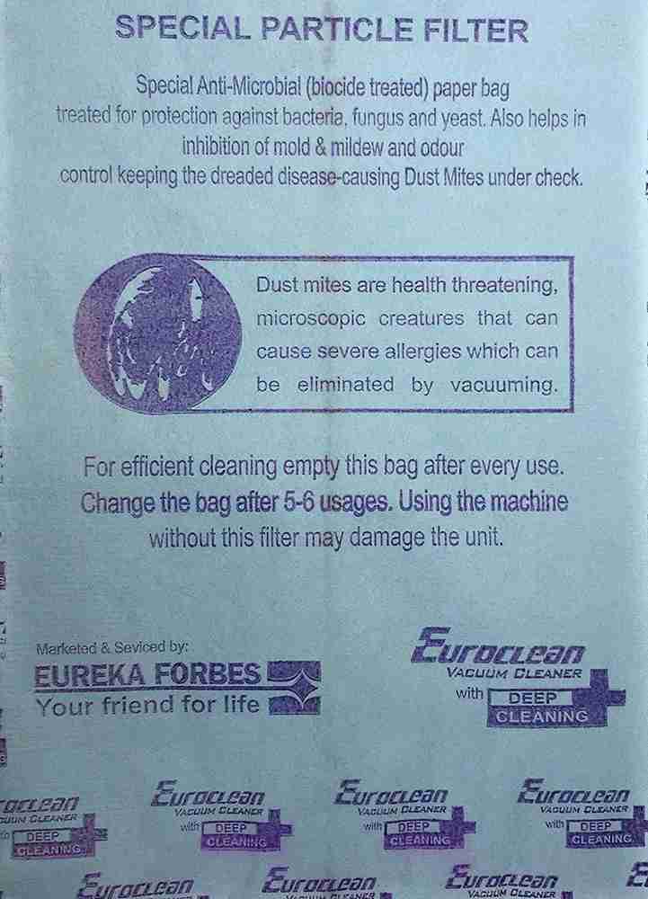 Euroclean ace dust bag online