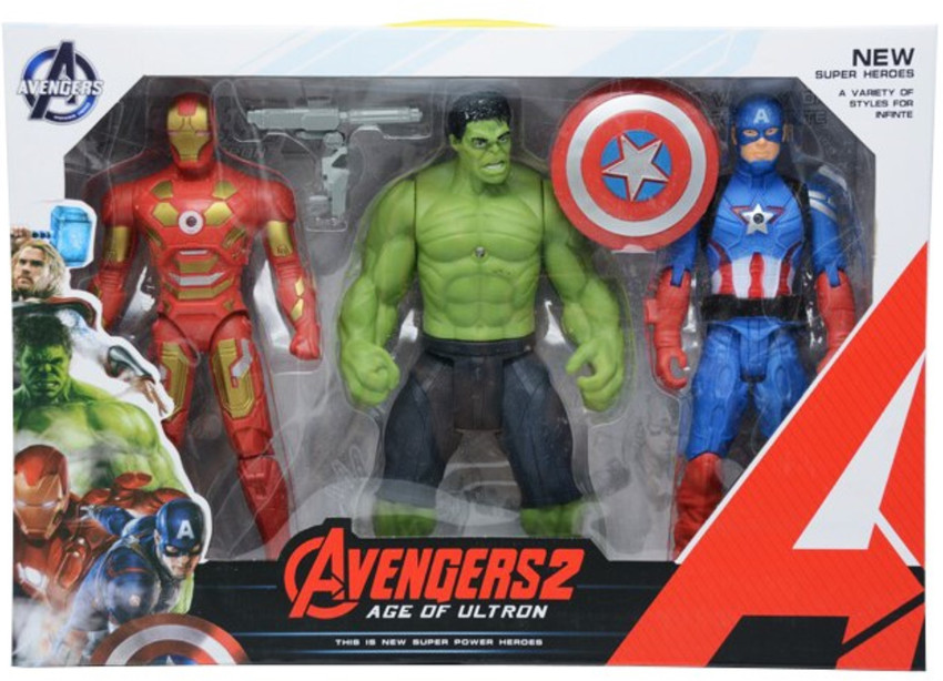 ToyGalaxy AVENGERS 2 AGE OF ULTRON ACTION FIGURES SET OF 3