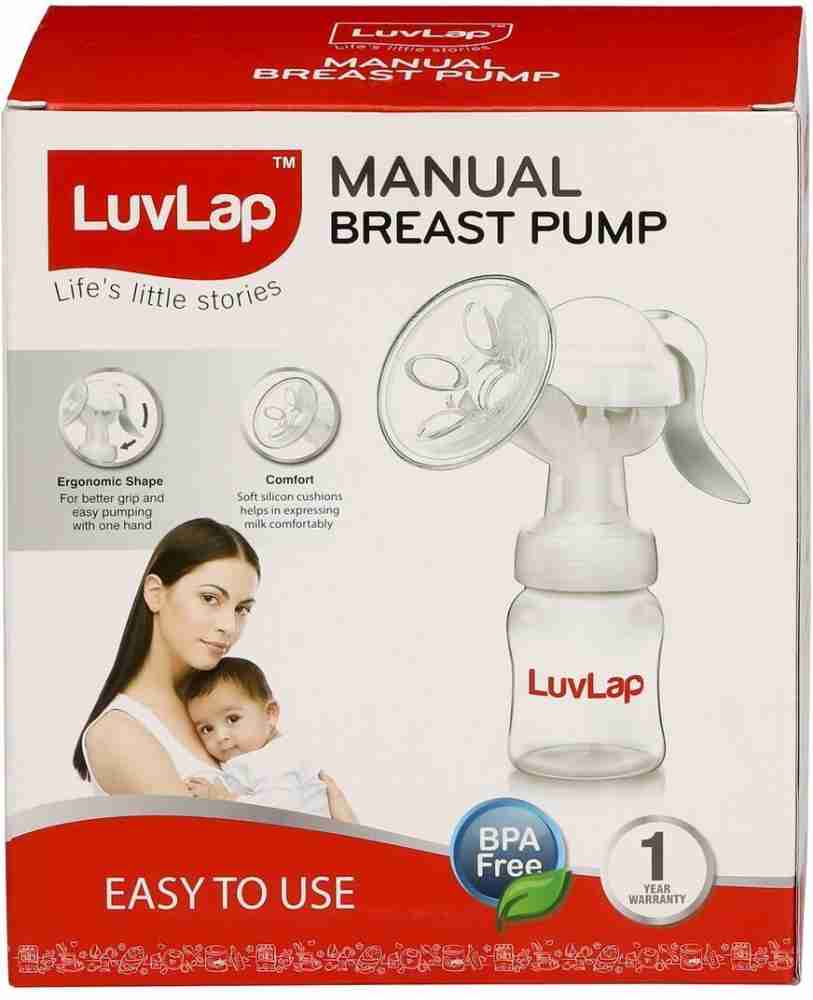 LuvLap Manual Breast Pump & Silicon Milk Catcher