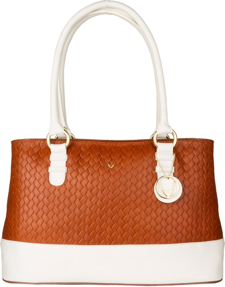 Buy HIDESIGN Women Tan White Shoulder Bag Tan Online Best Price