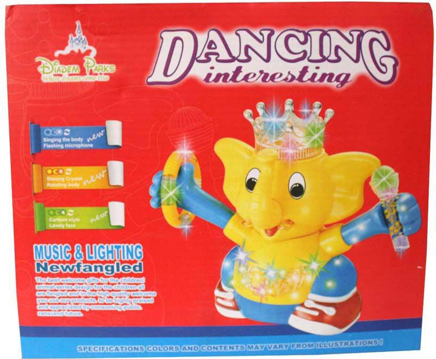 Singing dancing elephant discount toy