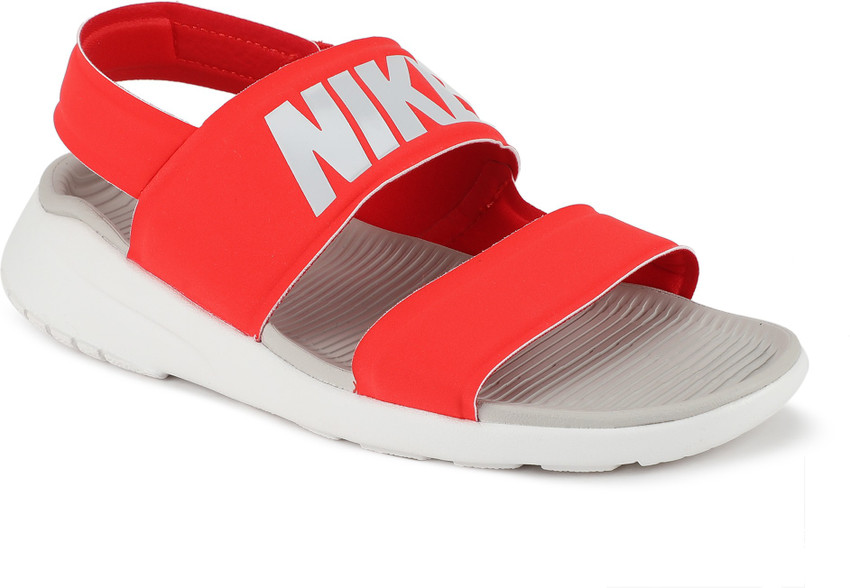 nike tanjun sandals red