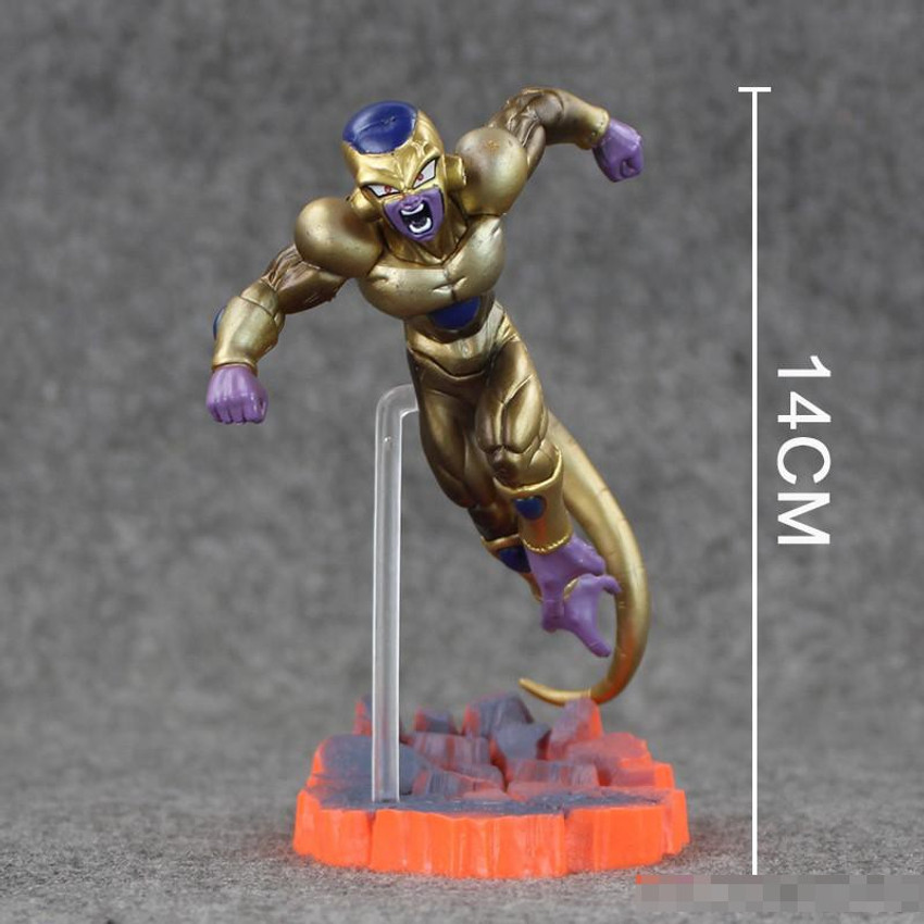 Dragon Ball Z Super Saiyan Blue Hair Son Goku VS Golden Frieza Action  Figure Dragonball BWFC 5 Kakarotto Figurine Model Toy Gift