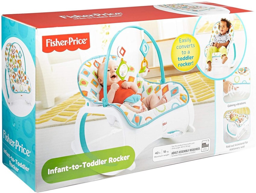 FISHER PRICE Infant to Toddler Rocker Geo Diamonds Rocker