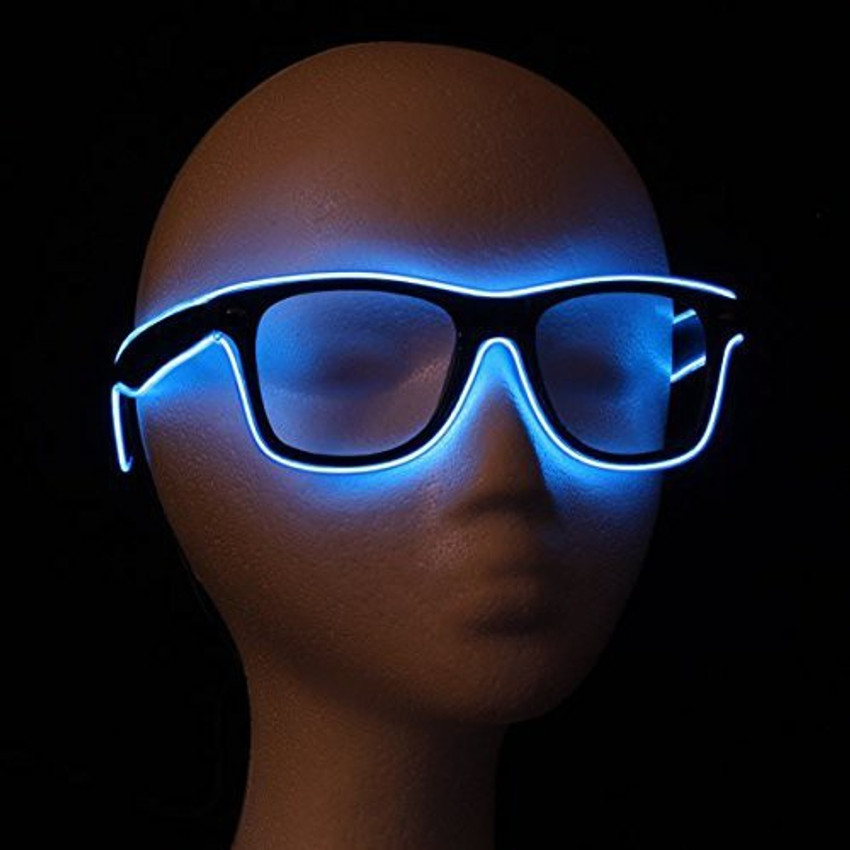 Embernation EL Wire Glasses Goggles Blue color Neon light LED