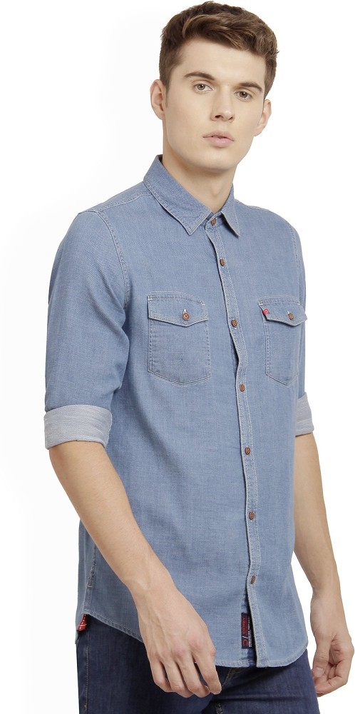 Denim damage clearance shirts