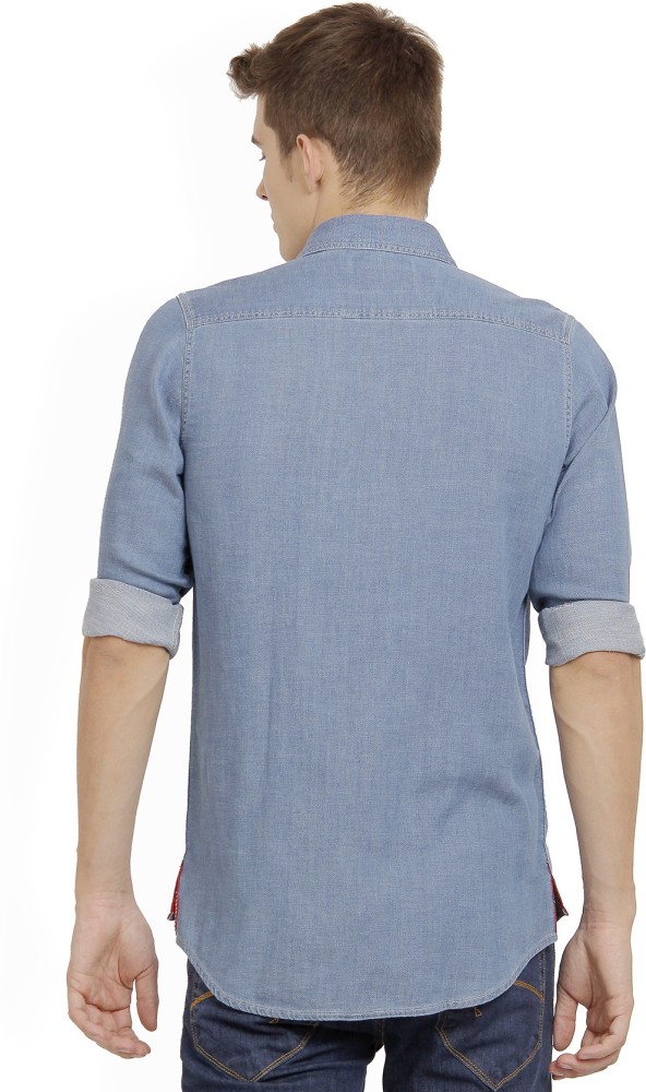 Denim on sale shirts flipkart