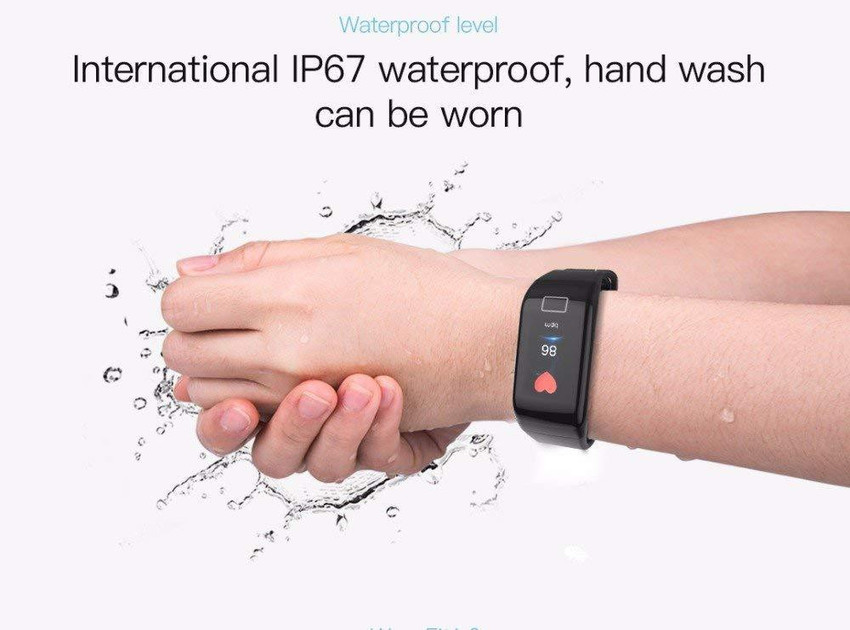 WEARFIT Color Screen Sports Smart Blood Pressure Heart Rate