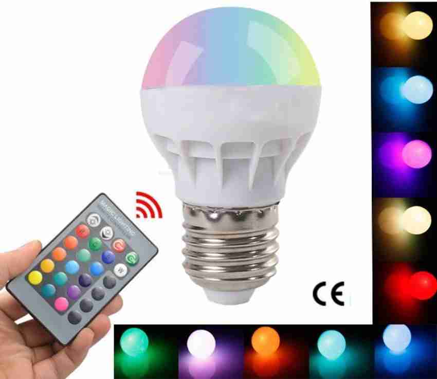 Led color changing light 2025 bulb with remote