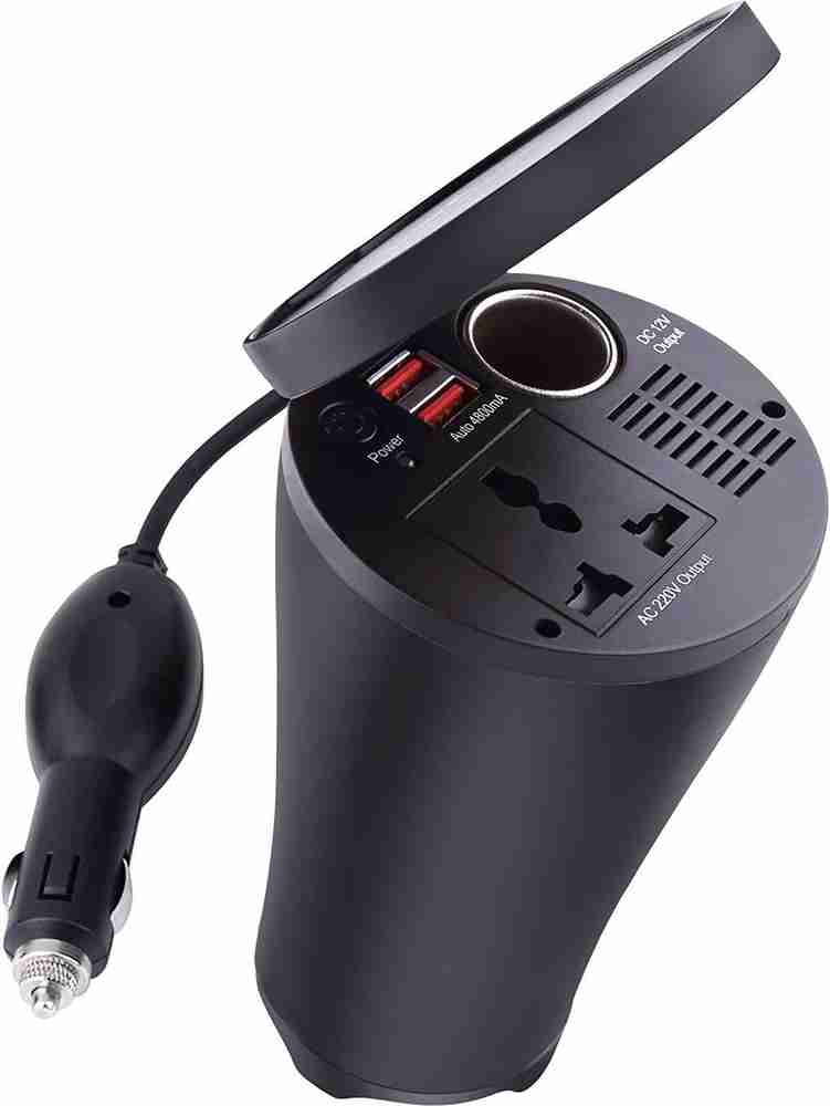 LAPCARE Portable Smart Car Charger with Dual USB Port for All
