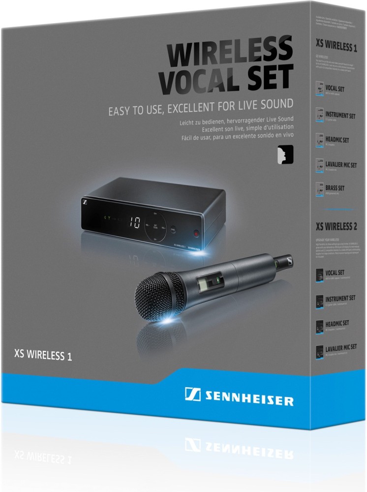 Sennheiser XSW 1-825 Wireless Microphone (A Range), XLR Cable Bundle
