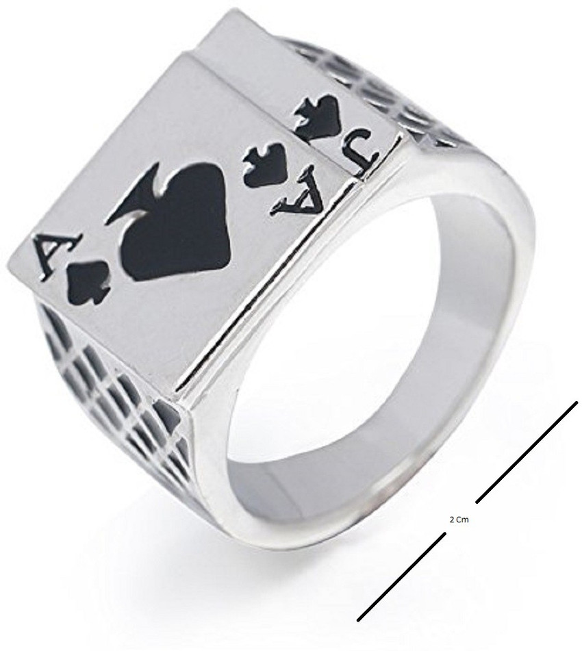 Ace card ring top