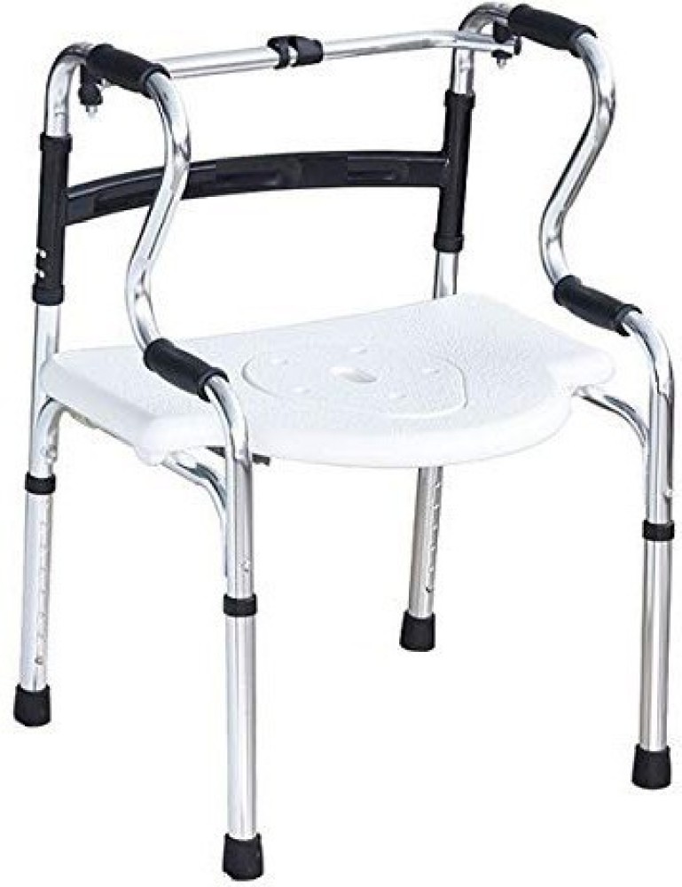 HealthEmate Adjustable Walker Come Commode 5 Function Walking