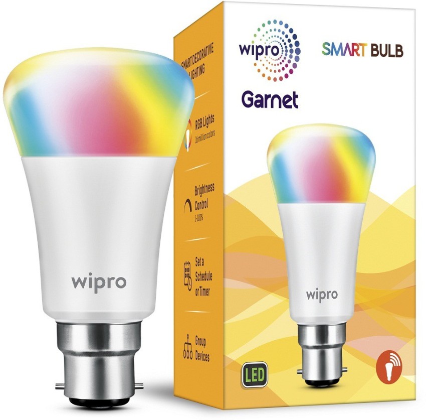 Light up homes in 16 million colours with Wipro Smart Bulb