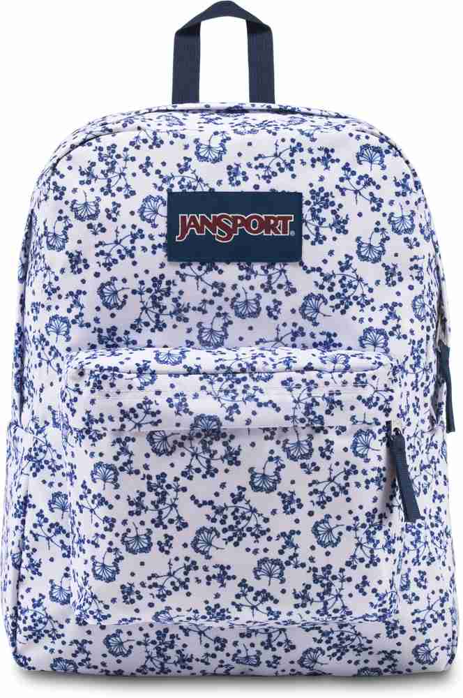 JanSport Superbreak 25 L Backpack White Field Floral Price in India Flipkart