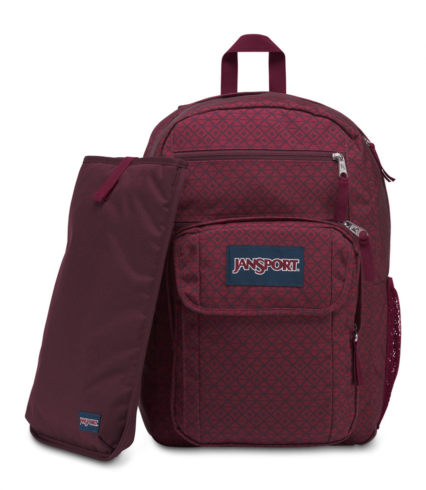 JanSport Digital Student 38 L Laptop Backpack Geo Block Print